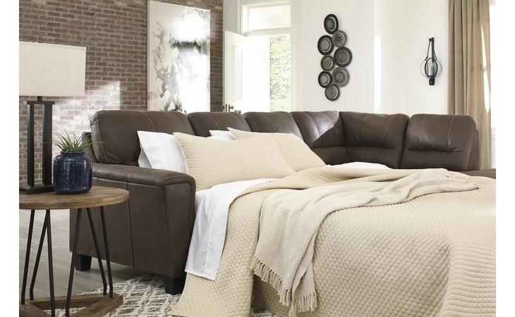 Navi Chestnut RAF CORNER CHAISE|LAF SOFA SLEEPER SAMUEL LAWRENCE  9400317|9400369