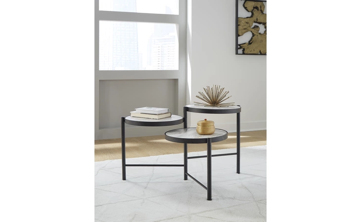 T148-8 Plannore ROUND COFFEE TABLE