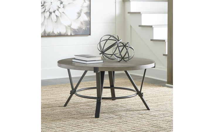 T206-8 Zontini ROUND COFFEE TABLE