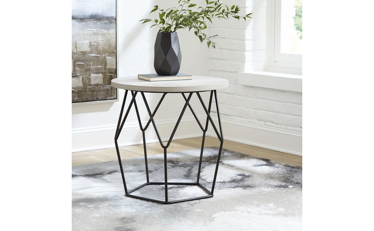 T274-6 Waylowe ROUND END TABLE