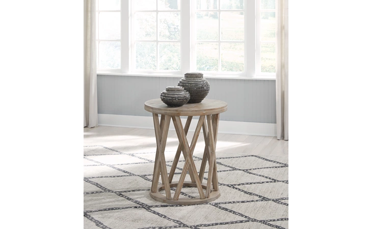 T921-6 Glasslore ROUND END TABLE