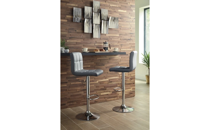 D120-830 Bellatier TALL UPH SWIVEL BARSTOOL(2/CN)