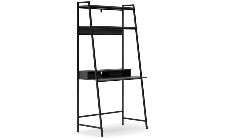 Yarlow HOME OFFICE DESK AND SHELF ASHLEY Black H215-27