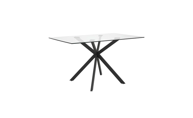 102252 LINCOLN DINING TABLE GY1202RECT BLACK DT BASE XCELLA  102252