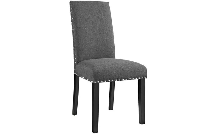 SL-1382-GREY  GREY (2 CTN) DINING CHAIR W NAILHEAD