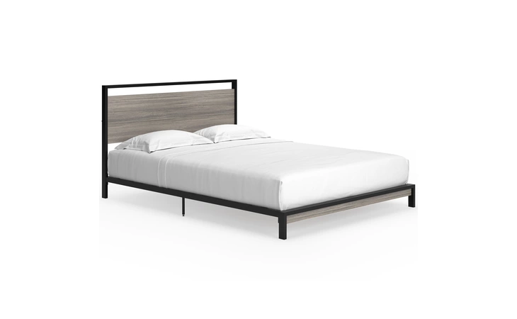 Dontally QUEEN PLATFORM BED ASHLEY Queen Platform Bed B024-81