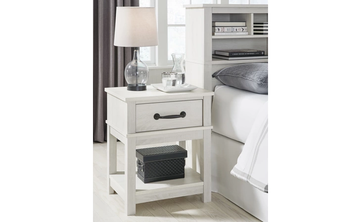 Dorrinson ONE DRAWER NIGHT STAND ASHLEY White B067-91