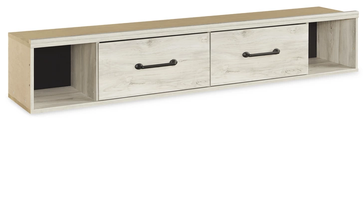 Cambeck T/F SIDE STORAGE W/RAIL ASHLEY Whitewash B192-150