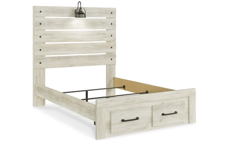 Cambeck FULL STORAGE FOOTBOARD/CAMBECK ASHLEY Whitewash B192-84S