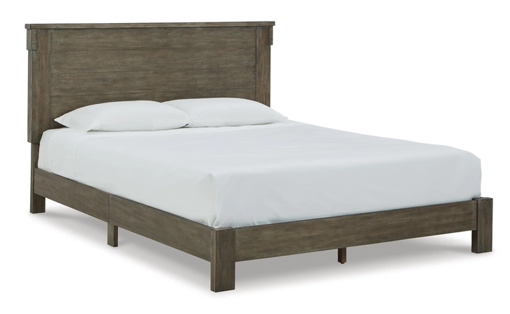 Shamryn QUEEN PANEL BED ASHLEY Grayish Brown B436-81