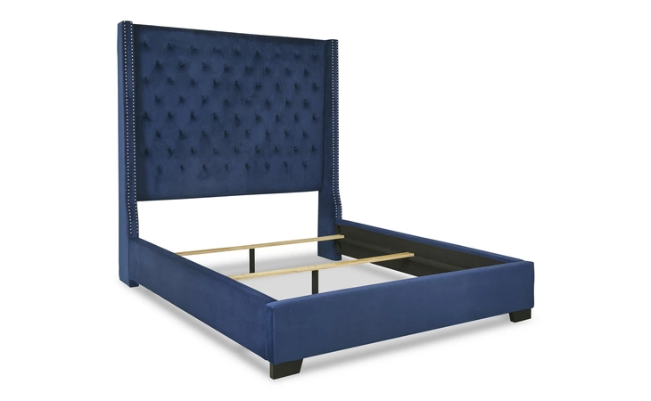 Coralayne QUEEN UPHOLSTERED HEADBOARD ASHLEY Silver B650-177