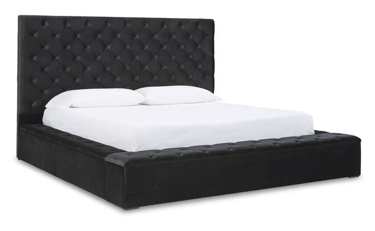 Lindenfield KING/CAL KING UPH HEADBOARD ASHLEY Silver B758-158