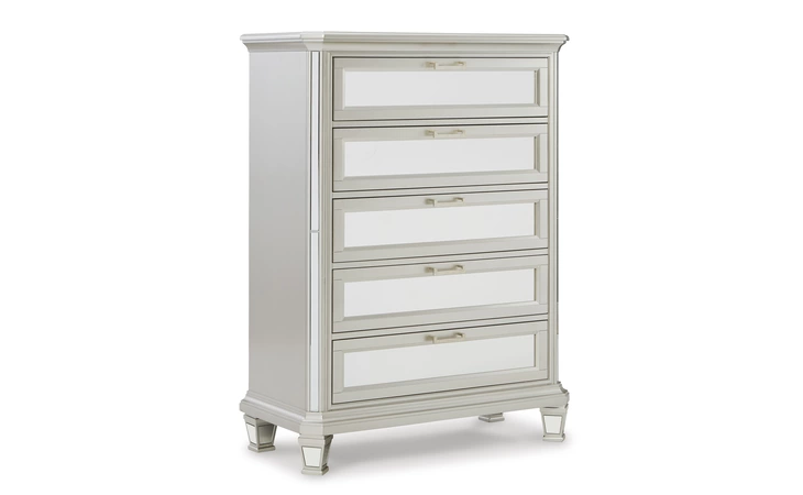 Lindenfield FIVE DRAWER CHEST ASHLEY Silver B758-46