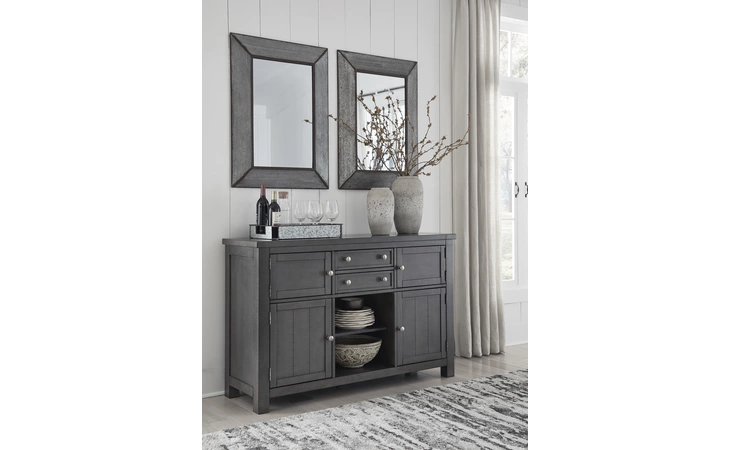 Myshanna DINING ROOM SERVER ASHLEY Gray D629-60