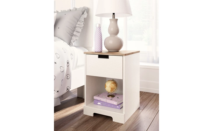 Vaibryn ONE DRAWER NIGHT STAND ASHLEY White EB1428-191