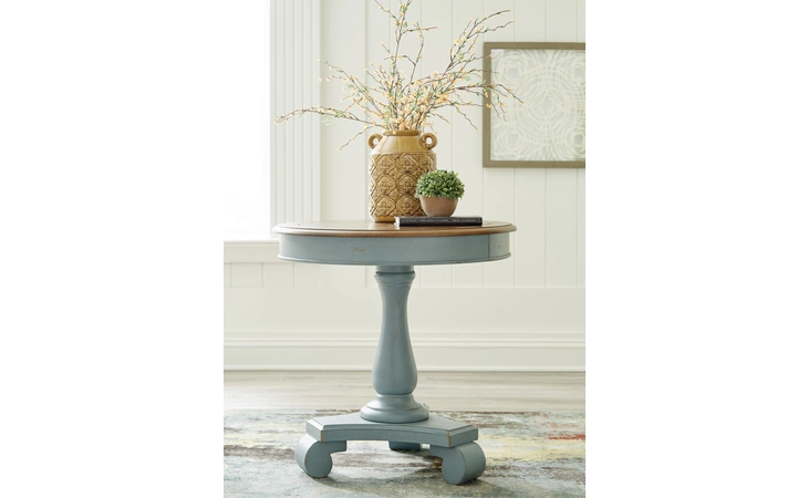 Mirimyn ACCENT TABLE ASHLEY Teal/Brown A4000379