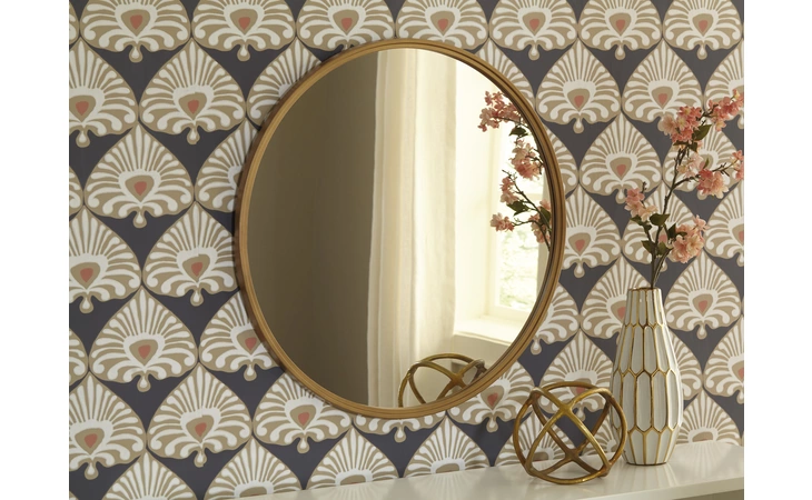 Brocky ACCENT MIRROR ASHLEY Gold Finish A8010211