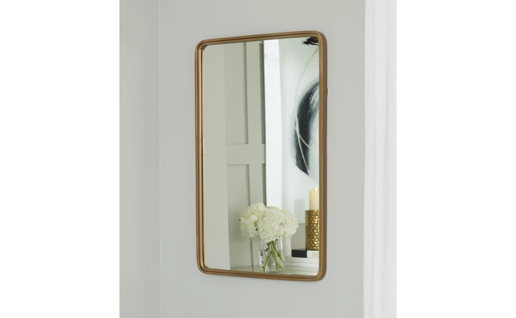 Brocky ACCENT MIRROR ASHLEY Gold Finish A8010215