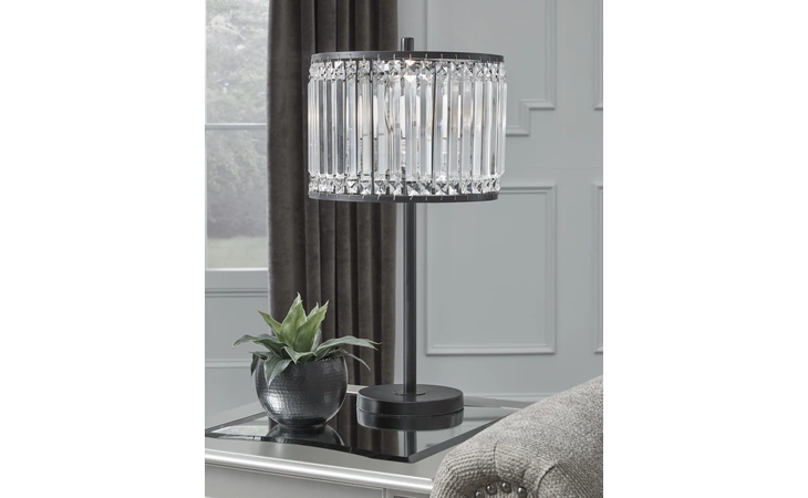 Gracella METAL TABLE LAMP (1/CN) ASHLEY Black L428164