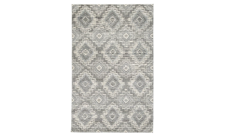 Monwick MEDIUM RUG ASHLEY Cream/Gray R403742