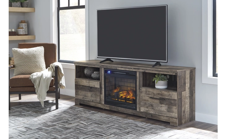 W200-268 Derekson - Multi XL TV STAND W/FIREPLACE OPTION