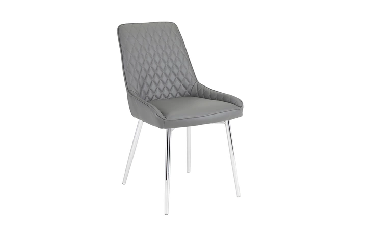 102419 EMILY DINING CHAIR GY-1912 GREY PU  GY-1912 XCELLA  102419