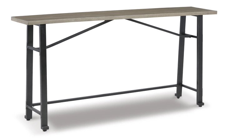 Lesterton LONG COUNTER TABLE ASHLEY Light Brown/Black D334-52