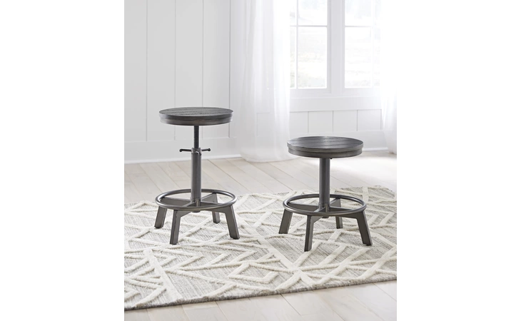 Torjin SWIVEL STOOL (2/CN) ASHLEY Multi D440-324