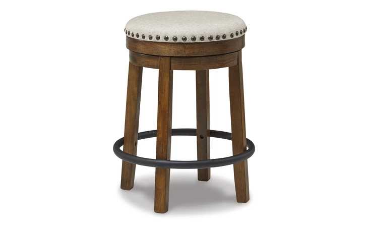 D546-124 Valebeck UPH SWIVEL STOOL (1/CN)