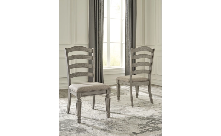 Lodenbay DINING UPH SIDE CHAIR (2/CN) ASHLEY Antique Gray D751-01