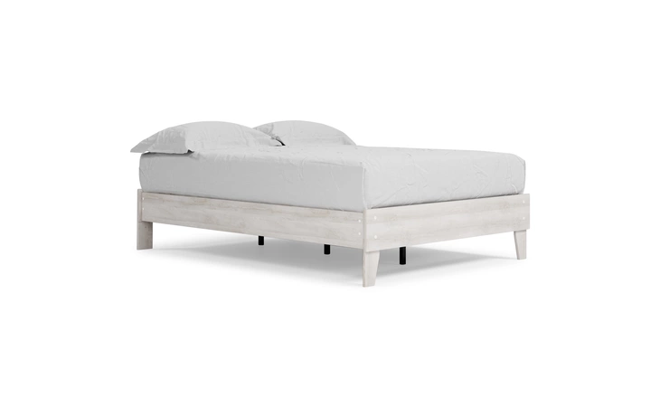 Paxberry FULL PLATFORM BED ASHLEY Whitewash EB1811-112