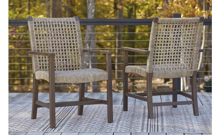 Germalia ARM CHAIR (2/CN) ASHLEY Brown P730-601A