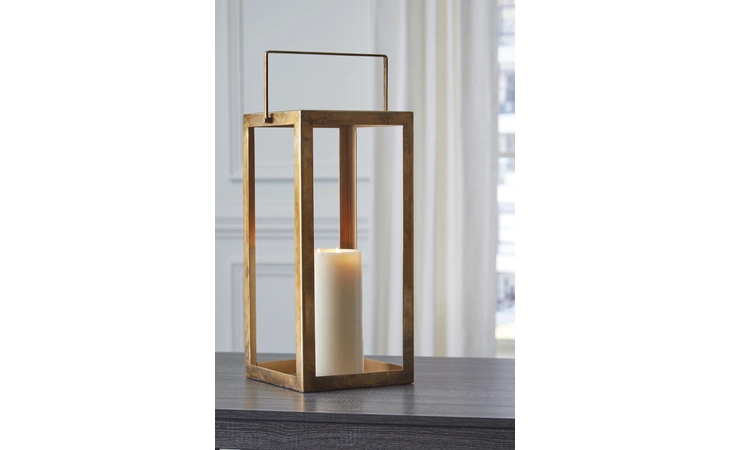 Briana LANTERN ASHLEY Antique Brass Finish A2000529