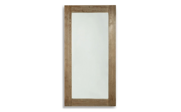 Waltleigh FLOOR MIRROR ASHLEY Distressed Brown A8010278