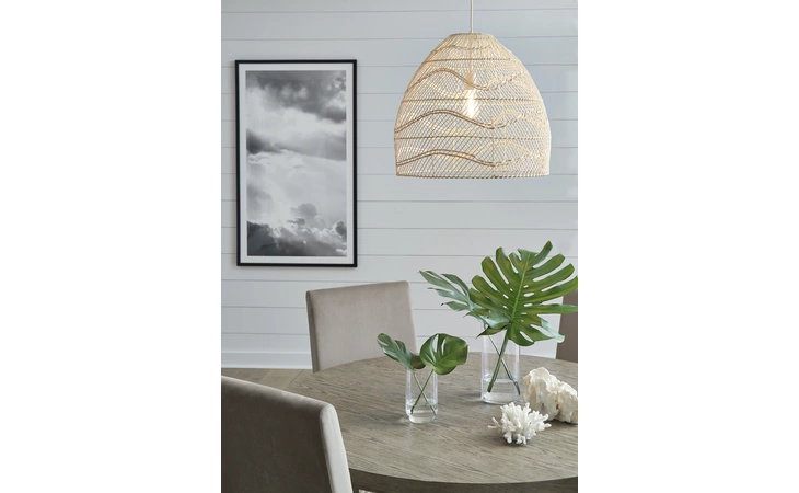 L000318 Coenbell RATTAN PENDANT LIGHT (1/CN)