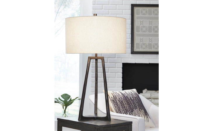 Ryandale METAL TABLE LAMP (1/CN) ASHLEY Antique Black L208344