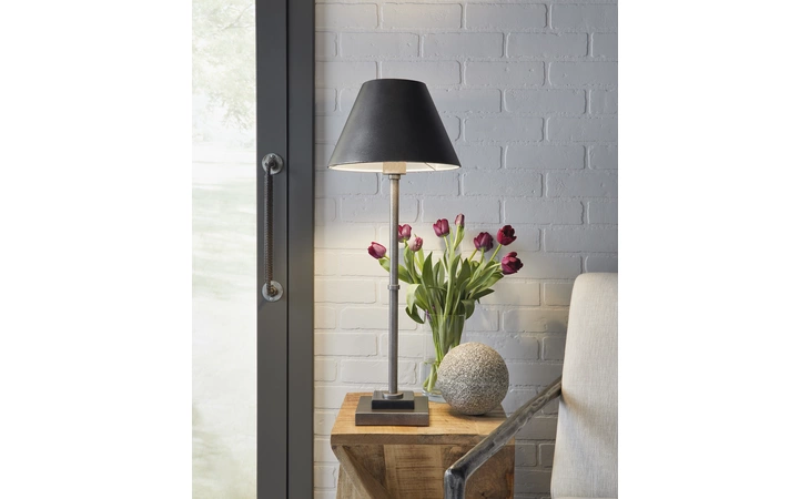 Belldunn METAL TABLE LAMP (1/CN) ASHLEY Antique Pewter Finish L208374