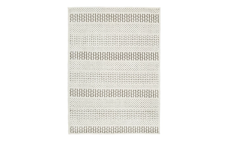 Vallcherr MEDIUM RUG ASHLEY Cream/Brown R405112