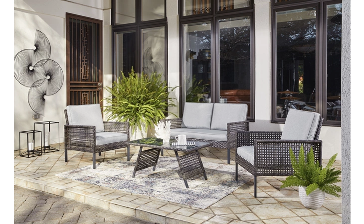 Lainey LOVE/CHAIRS/TABLE SET (4/CN) ASHLEY Love/Chairs/Table Set (4/CN) P338-080