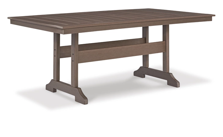 P420-625 Emmeline RECT DINING TABLE W/UMB OPT