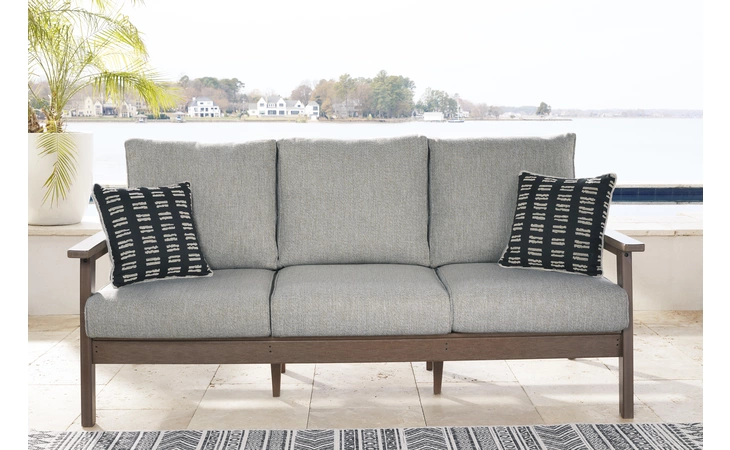 Emmeline SOFA WITH CUSHION ASHLEY Brown P420-838