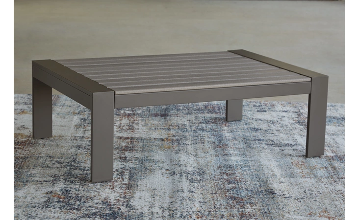 Tropicava RECTANGULAR COFFEE TABLE ASHLEY Taupe/White P514-701