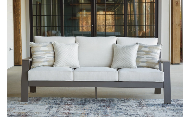 Tropicava SOFA WITH CUSHION ASHLEY Taupe/White P514-838