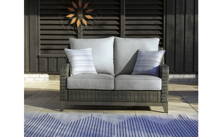 Elite Park LOVESEAT W/CUSHION ASHLEY Gray P518-835