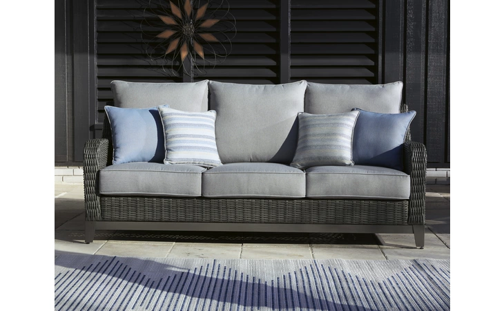 Elite Park SOFA WITH CUSHION ASHLEY Gray P518-838