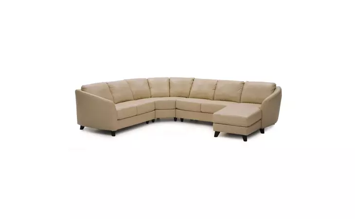 7742707 Leather ASHER LHF LOVESEAT