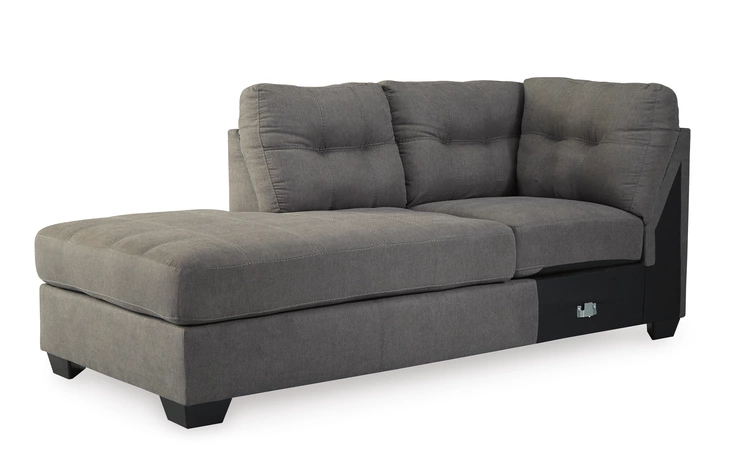 Maier LAF CORNER CHAISE ASHLEY Charcoal 4522016