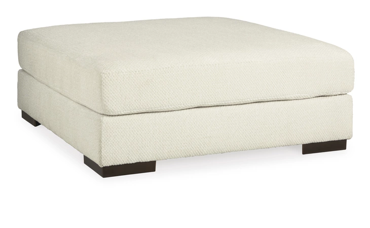 Zada OVERSIZED ACCENT OTTOMAN ASHLEY Ivory 5220408