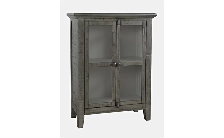 RUSTIC SHORES COLLECTION - ASSEMBLED 2 DOOR HIGH CABINET W/GLASS PANEL DOORS - ASSEMBLED RUSTIC SHORES COLLECTION - ASSEMBLED JOFRAN  2130-32