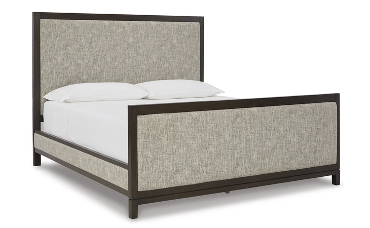 Burkhaus CAL KING UPHOLSTERED RAILS ASHLEY Brown B984-94